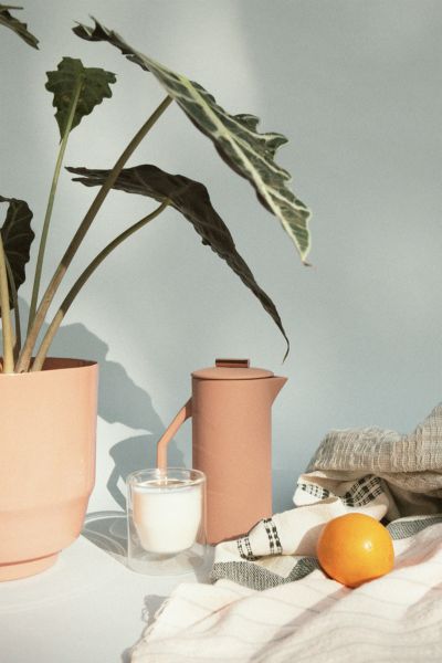 Shop Yield 850 ml Ceramic French Press In Matte Sand At Urban Outfitters