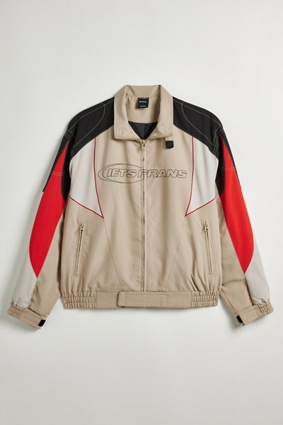 iets frans… Nylon Padded Racer Moto Jacket | Urban Outfitters