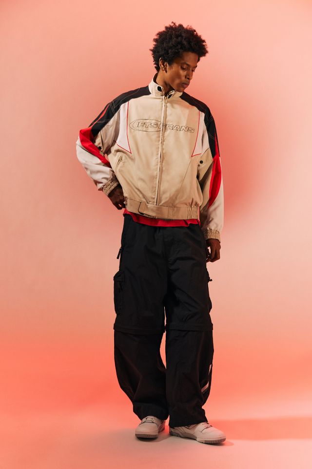 iets frans… Nylon Padded Racer Moto Jacket #3