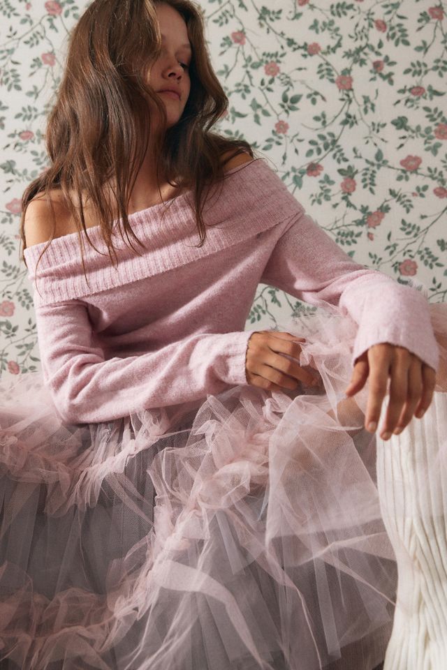 Kimchi Blue Anabella Sheer Tutu Maxi Skirt #1