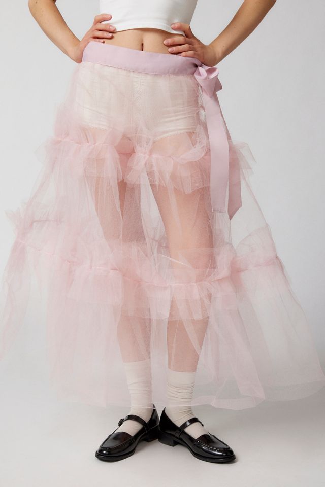 Kimchi Blue Anabella Sheer Tutu Maxi Skirt #3
