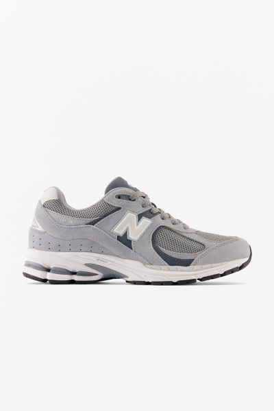 New Balance 2002r Suede And Mesh Trainers In Steel/silver