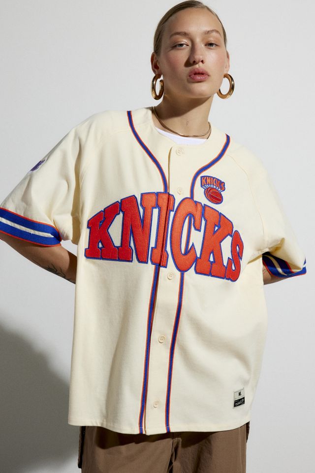 Shop Mitchell & Ness Melody Ehsani Shooting Shirt New York Knicks