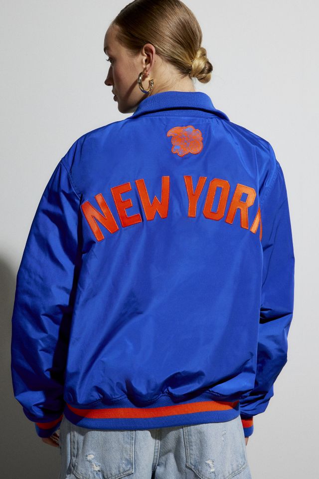 Mitchell & Ness X Melody Ehsani Satin New York Knicks Bomber Jacket #1