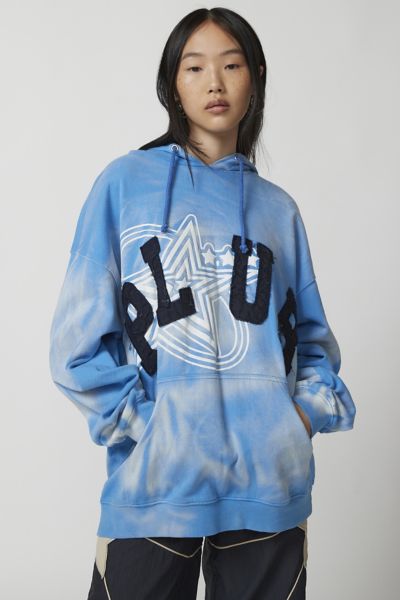 Basic Pleasure Mode X Subculture Plur Zip Hoodie Sweatshirt In Blue, Women's At Urban Outfitters