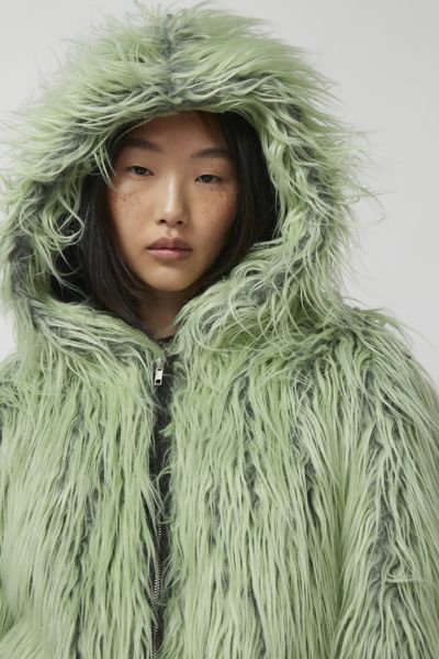 Faux Fur Coats, Fur Jackets + Fur Trim Coats