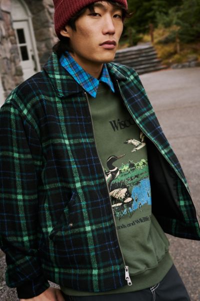 Plaid clearance bush jacket