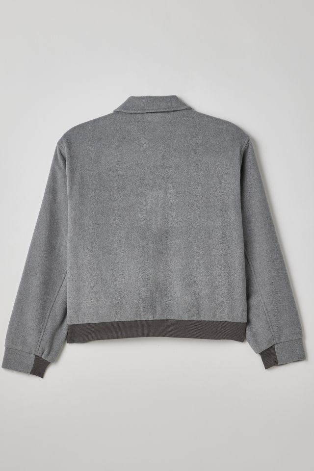 Veste brossée unie à glissière UO #2