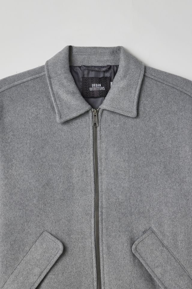 Veste brossée unie à glissière UO #3
