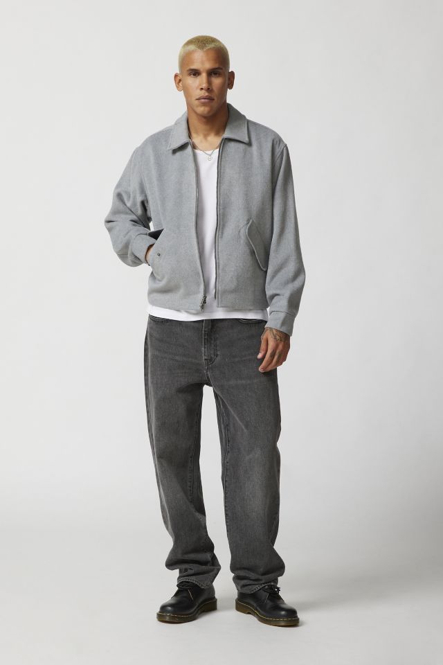 Veste brossée unie à glissière UO #4