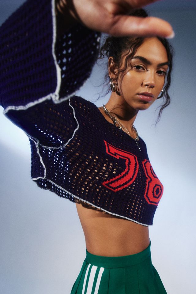 Jaded London 78th Street Cropped Sweater | Urban Outfitters Jaded London 78th Street Cropped Sweater | Urban Outfitters