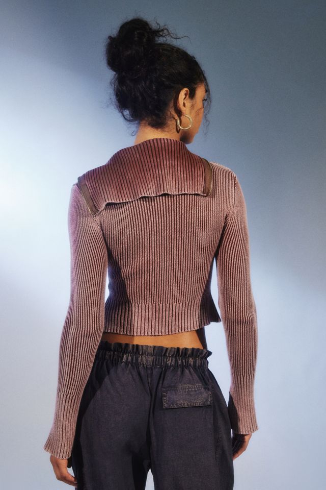 Jaded London Gaia Asymmetrical Cardigan | Urban Outfitters