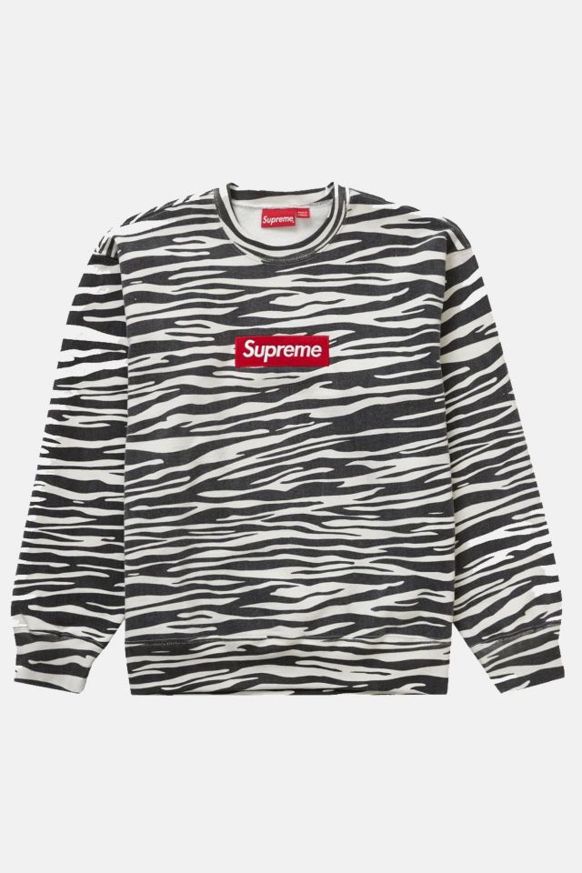 Supreme Box Logo Crewneck (FW22) Black Men's - FW22 - US