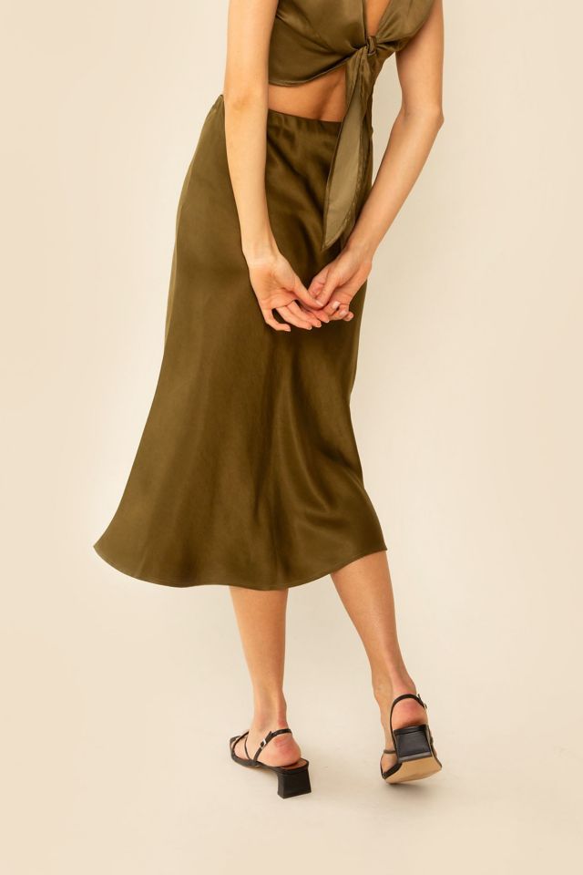 Whimsy + Row Donna Tencel Midi Skirt #1