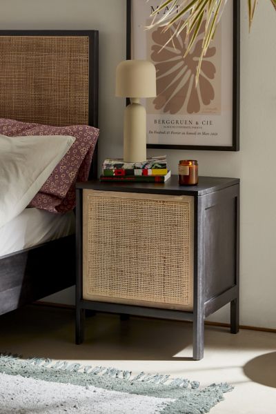 Urban Outfitters Ivy Nightstand/side Table In Black