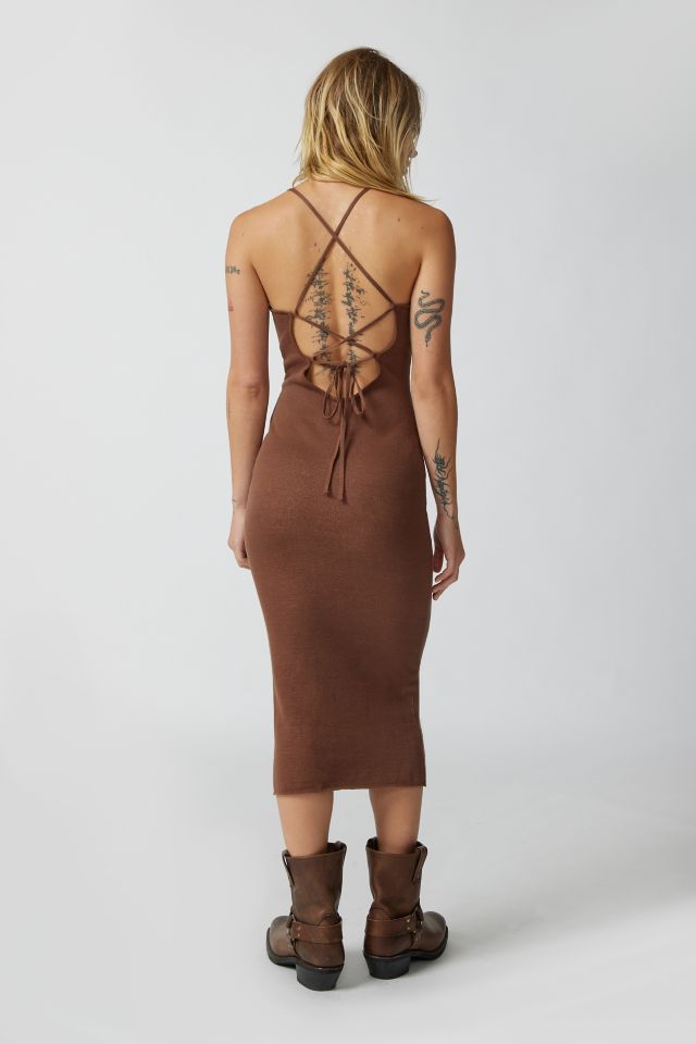 Robe Midi Fleurie en Tricot Clemmy d'Another Girl #1