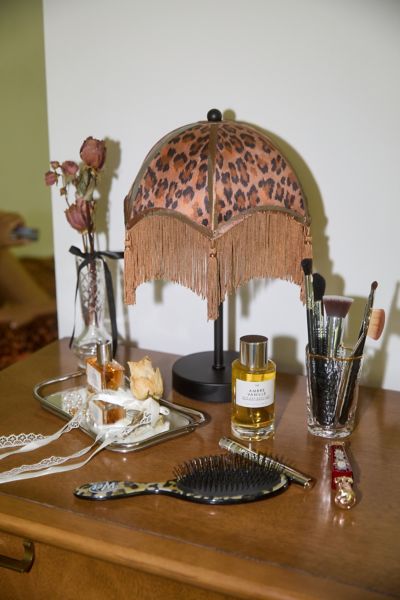 Urban Outfitters Modern Love Table Lamp In Leopard At
