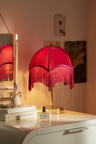 Urban Outfitters Modern Love Table Lamp In Blush