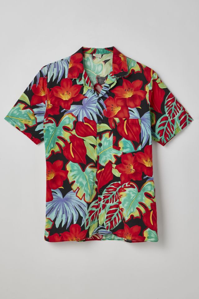 Vintage Flower Pattern Shirt