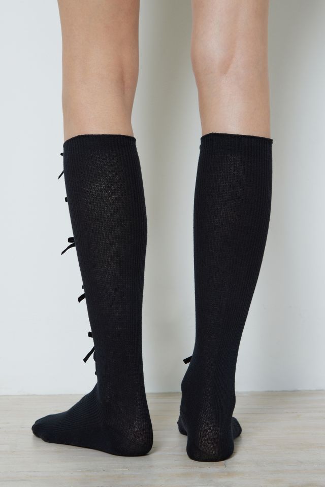 Bow-Topped Cutout Sock #2