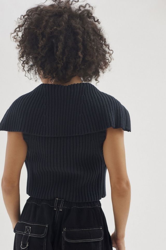 BDG Leanna Zip-Up Sweater Vest #1
