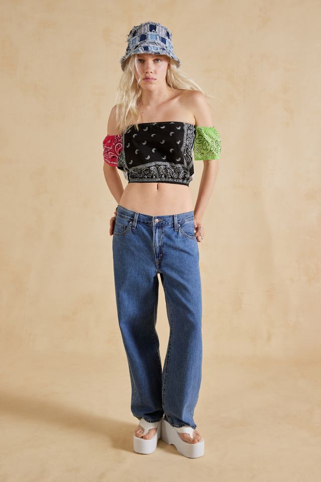 Urban Renewal Remade Off-Shoulder Bandana Top #2