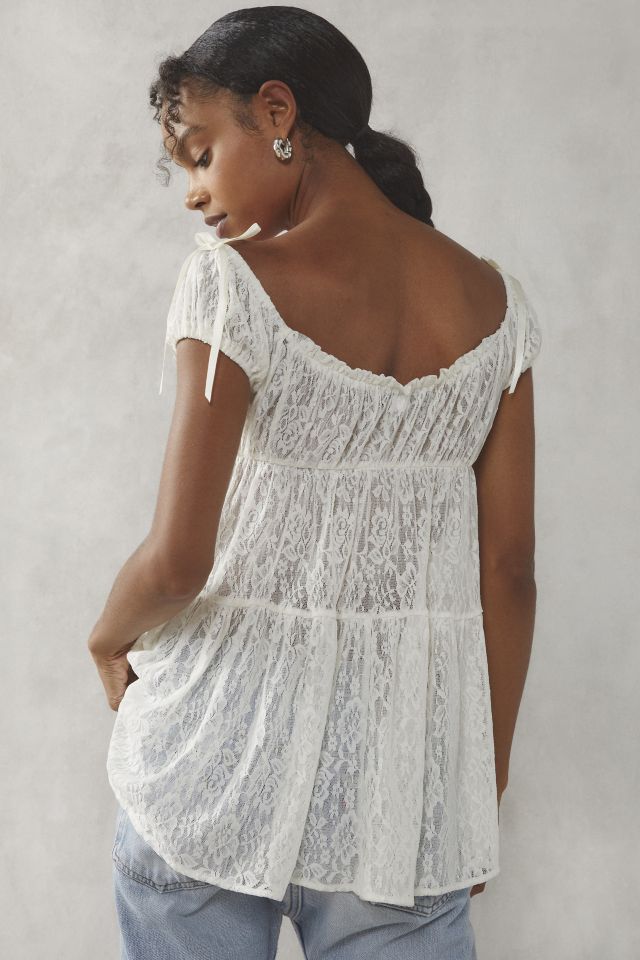 Kimchi Blue Ashleigh Sheer Lace Top #4