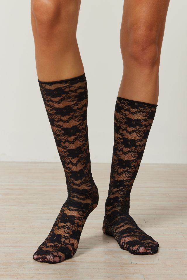 Hillary Lace Crew Sock #1