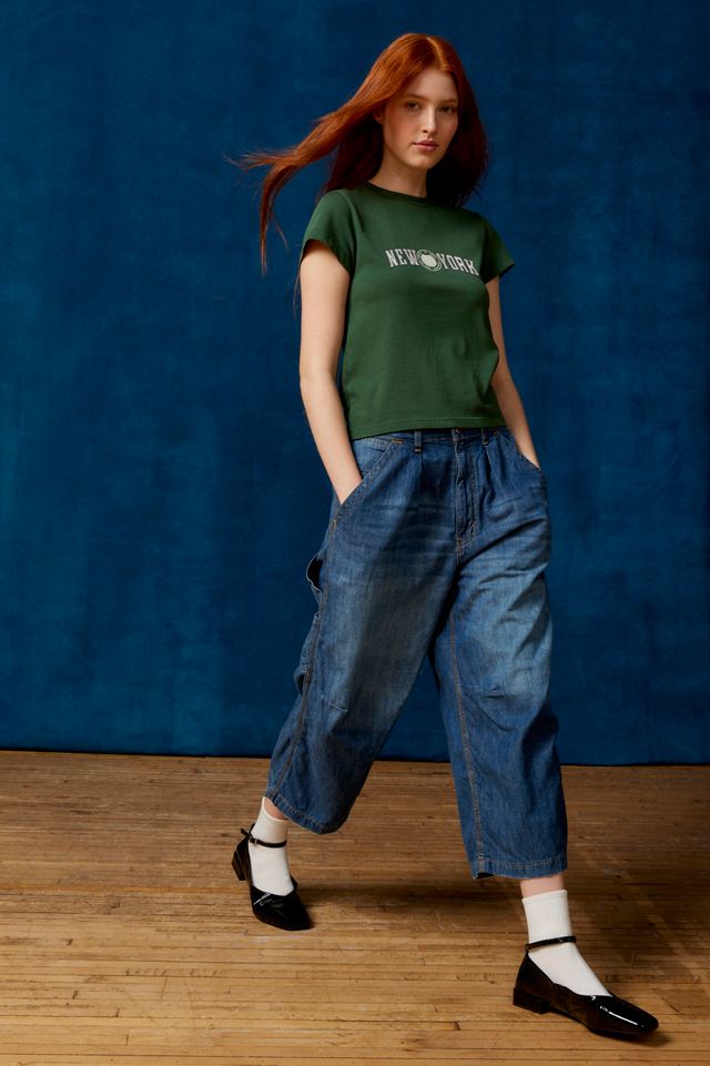 BDG Meg Slouchy Cropped Carpenter Jean #1