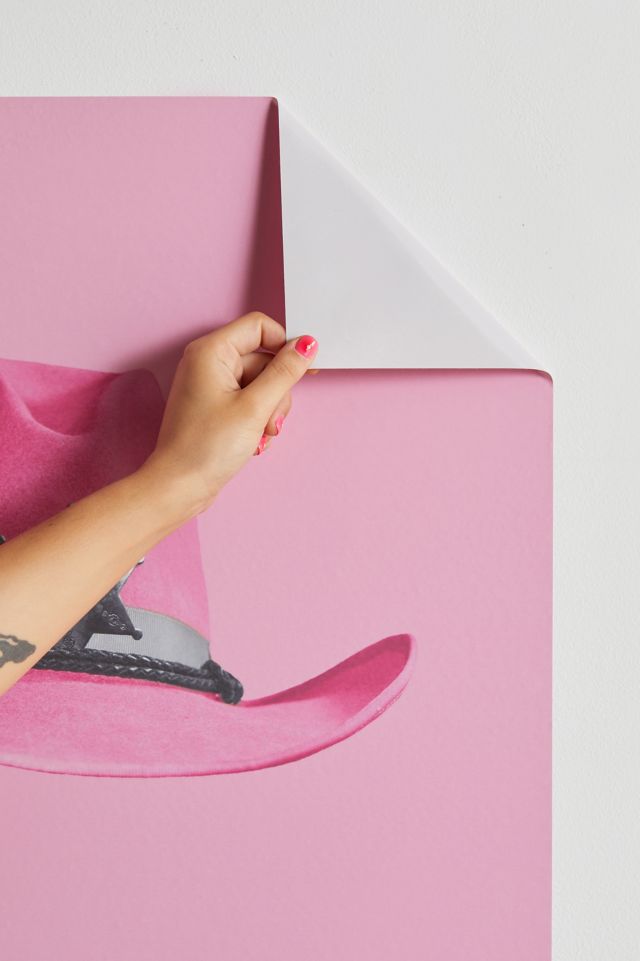 Random Galaxy	 Pink Cowboy Hat Cute Removable Wallpaper #2