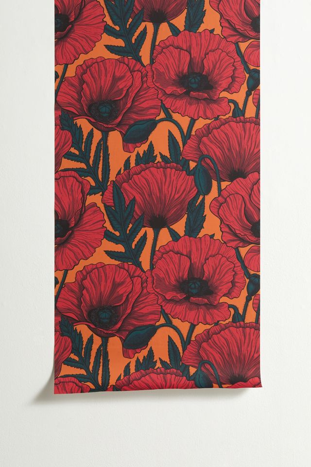 Katerina Kirilova Red Poppy Garden Removable Wallpaper #1