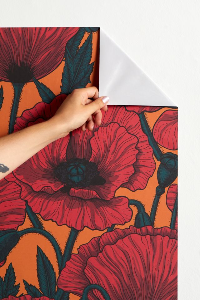 Katerina Kirilova Red Poppy Garden Removable Wallpaper #2