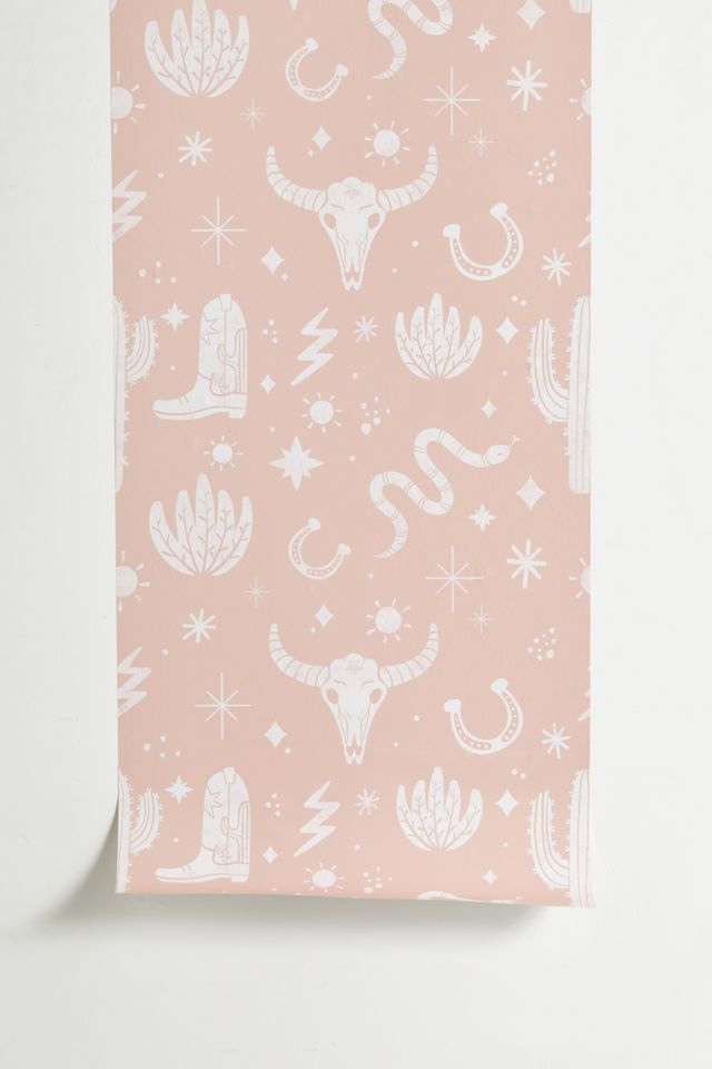 trajeado14 Cowboy Western Boho Earthy Pattern Removable Wallpaper #1