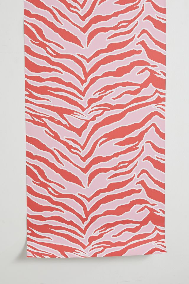 SILVERPEGASUS Tiger Print Removable Wallpaper #1