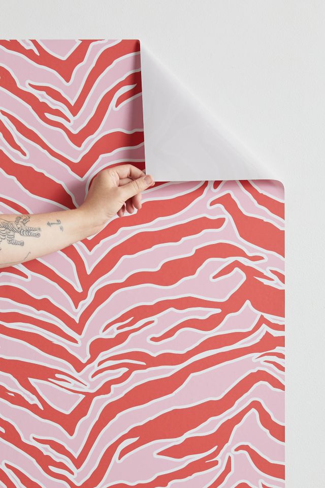 SILVERPEGASUS Tiger Print Removable Wallpaper #2