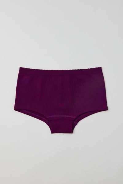 Out From Under Seamless Boyshort Undie In Purple