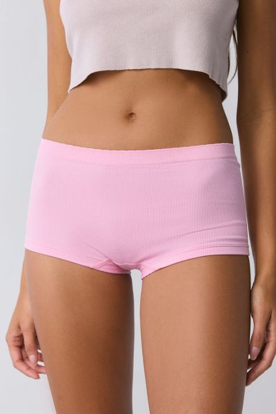 Out From Under Ribbed Seamless Boyshort Undie