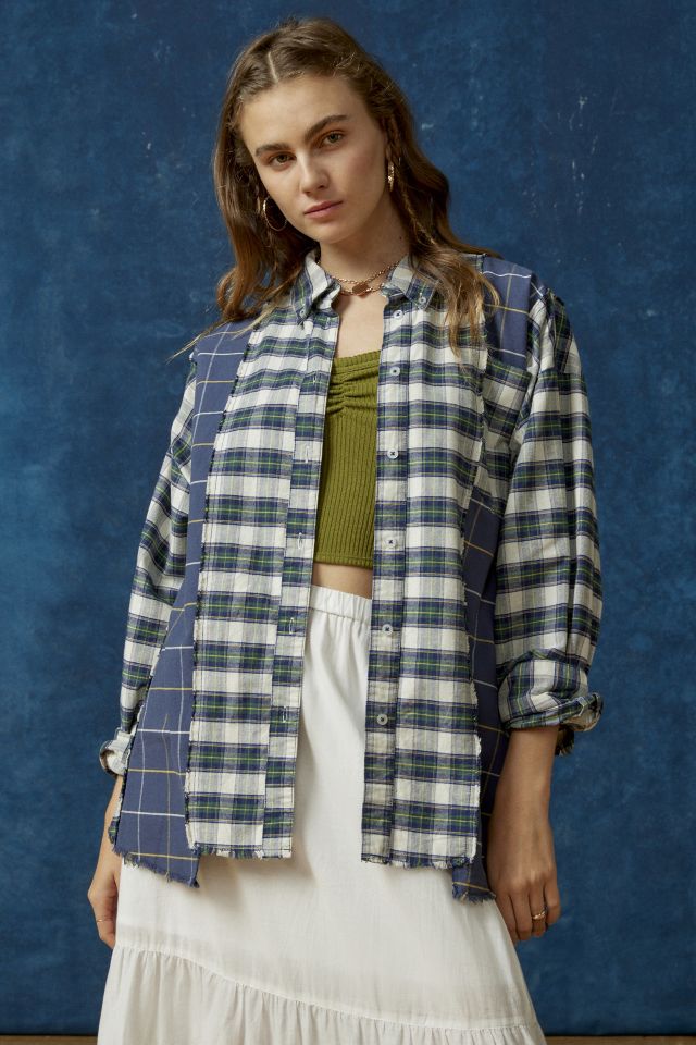 BDG Spliced Dad Button-Down Shirt #4