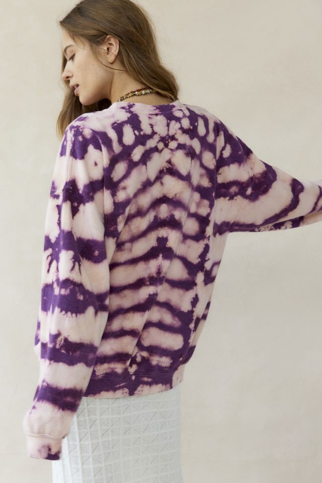 Urban Renewal Remade Snakeskin Dye Crew Neck Sweatshirt #2