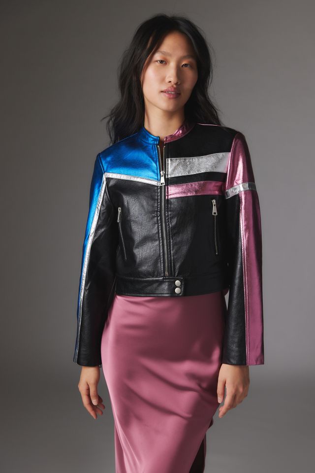 Urban Outfitters UO Faux Leather Moto Jacket