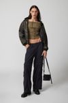 UO Overlock Off-The-Shoulder Sweater