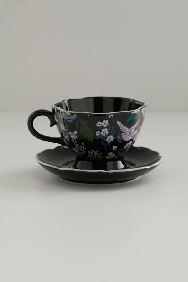 Mystical Graphic Tea Cup & Saucer Set #1