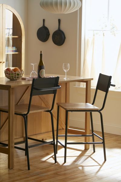 Urban Outfitters Nigel Counter Stool In Black At  In Black