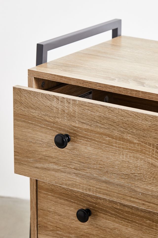 Kirby Shelf Accent 3-Drawer Dresser