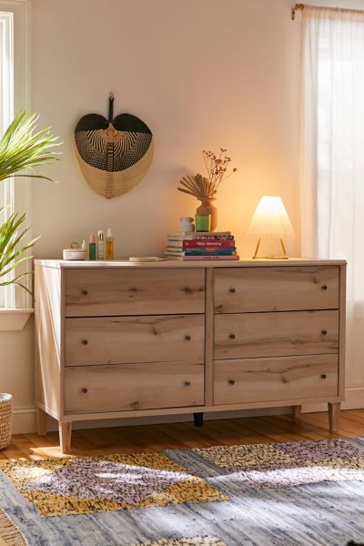 Urban Outfitters Anders 6-drawer Dresser In Natural