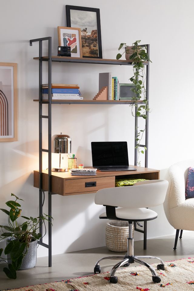 Desk with deals wall