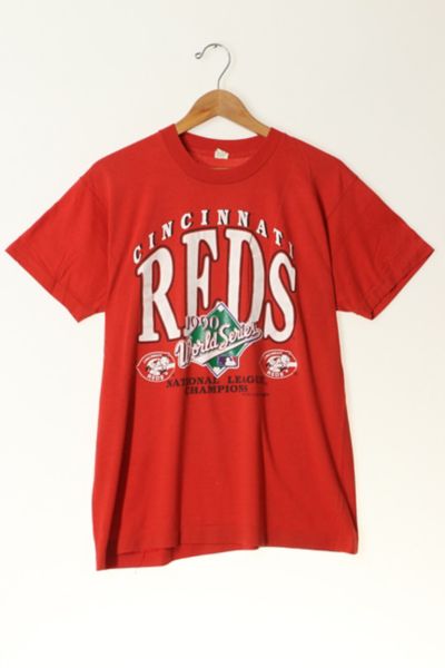 Sports / College Vintage MLB Cincinnati Reds World Champions Tee Shirt 1990 Small Made in USA