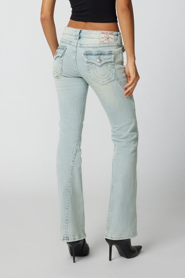 True Religion Joey Low-Rise Flare Jean