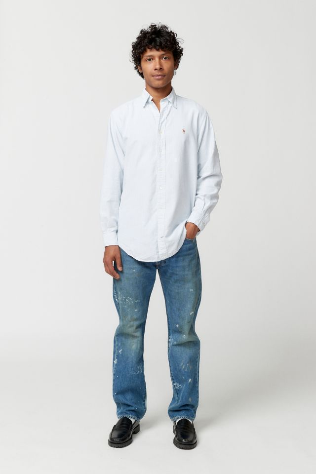 Urban Renewal Vintage Striped Button-Down Shirt #1