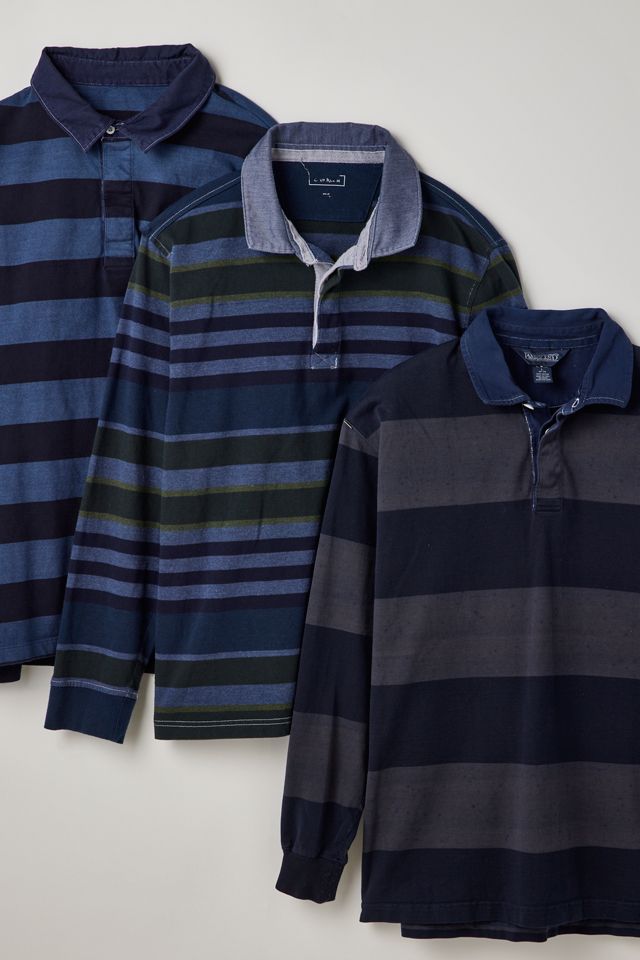 Urban Renewal Remade Overdyed Rugby Shirt | Urban Outfitters